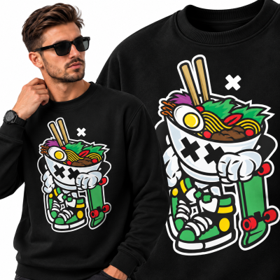BLUZA ANIMOWANA   RAMEN STYLE